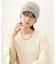 RUBBER PATCH KNIT CAP