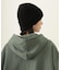 RUBBER PATCH KNIT CAP