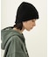 RUBBER PATCH KNIT CAP