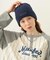 RUBBER PATCH KNIT CAP
