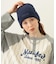 RUBBER PATCH KNIT CAP