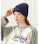 RUBBER PATCH KNIT CAP