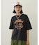 BIKE CRACK PRINT WIDE S/S TEE