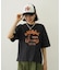 BIKE CRACK PRINT WIDE S/S TEE