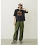 BIKE CRACK PRINT WIDE S/S TEE
