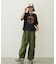 BIKE CRACK PRINT WIDE S/S TEE
