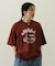 BIKE CRACK PRINT WIDE S/S TEE