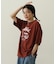 BIKE CRACK PRINT WIDE S/S TEE
