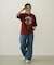 BIKE CRACK PRINT WIDE S/S TEE