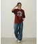 BIKE CRACK PRINT WIDE S/S TEE