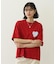 MELTY HEART FOAM PRINT WIDE S/S TEE