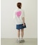 MELTY HEART FOAM PRINT WIDE S/S TEE