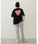 MELTY HEART FOAM PRINT WIDE S/S TEE