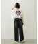 PLAID HEART WIDE S/S TEE