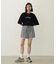 PLAID HEART WIDE S/S TEE