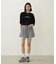 PLAID HEART WIDE S/S TEE