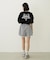 PLAID HEART WIDE S/S TEE