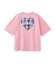 PLAID HEART WIDE S/S TEE