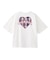 PLAID HEART WIDE S/S TEE