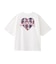 PLAID HEART WIDE S/S TEE