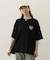 MILKFED. PLAID LOGO WIDE S/S TEE