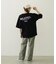 MILKFED. PLAID LOGO WIDE S/S TEE