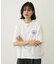 MILKFED. PLAID LOGO WIDE S/S TEE