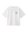 MILKFED. PLAID LOGO WIDE S/S TEE