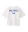 MILKFED. PLAID LOGO WIDE S/S TEE