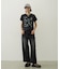 FLOWER PRINT AND EMBROIDERY COMPACT S/S TEE