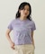 FLOWER PRINT AND EMBROIDERY COMPACT S/S TEE