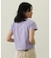 FLOWER PRINT AND EMBROIDERY COMPACT S/S TEE