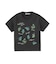 FLOWER PRINT AND EMBROIDERY COMPACT S/S TEE
