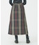 PLAID LONG SKIRT