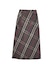 PLAID LONG SKIRT