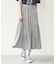 GINGHAM TIERED  SKIRT