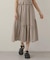 GINGHAM TIERED  SKIRT