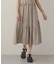 GINGHAM TIERED  SKIRT