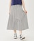 GINGHAM TIERED  SKIRT