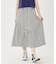 GINGHAM TIERED  SKIRT