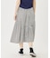 GINGHAM TIERED  SKIRT