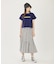 GINGHAM TIERED  SKIRT