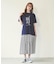 GINGHAM TIERED  SKIRT
