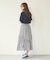 GINGHAM TIERED  SKIRT
