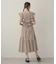 GINGHAM TIERED  SKIRT