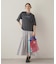 PLAID SHEER TIERED SKIRT