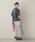 PLAID SHEER TIERED SKIRT