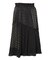 PLAID SHEER TIERED SKIRT