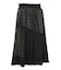 PLAID SHEER TIERED SKIRT