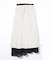 PLAID SHEER TIERED SKIRT